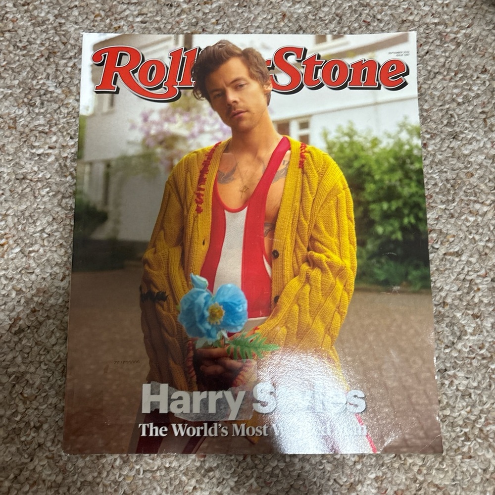 Rolling Stone Magazine with Harry Styles